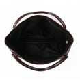 thumbnail image 5 of Large Capacity Tote Bag for Women Vegan Leather Casual Zipper Work Bag Lightweight Shoulder Bags Oversize Travel Purse Brown, 5 of 7