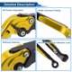 thumbnail image 4 of Palancas de freno y embrague para Yamaha YZF R1 2009-2014, aleación de aluminio, mango dorado, 4 of 6