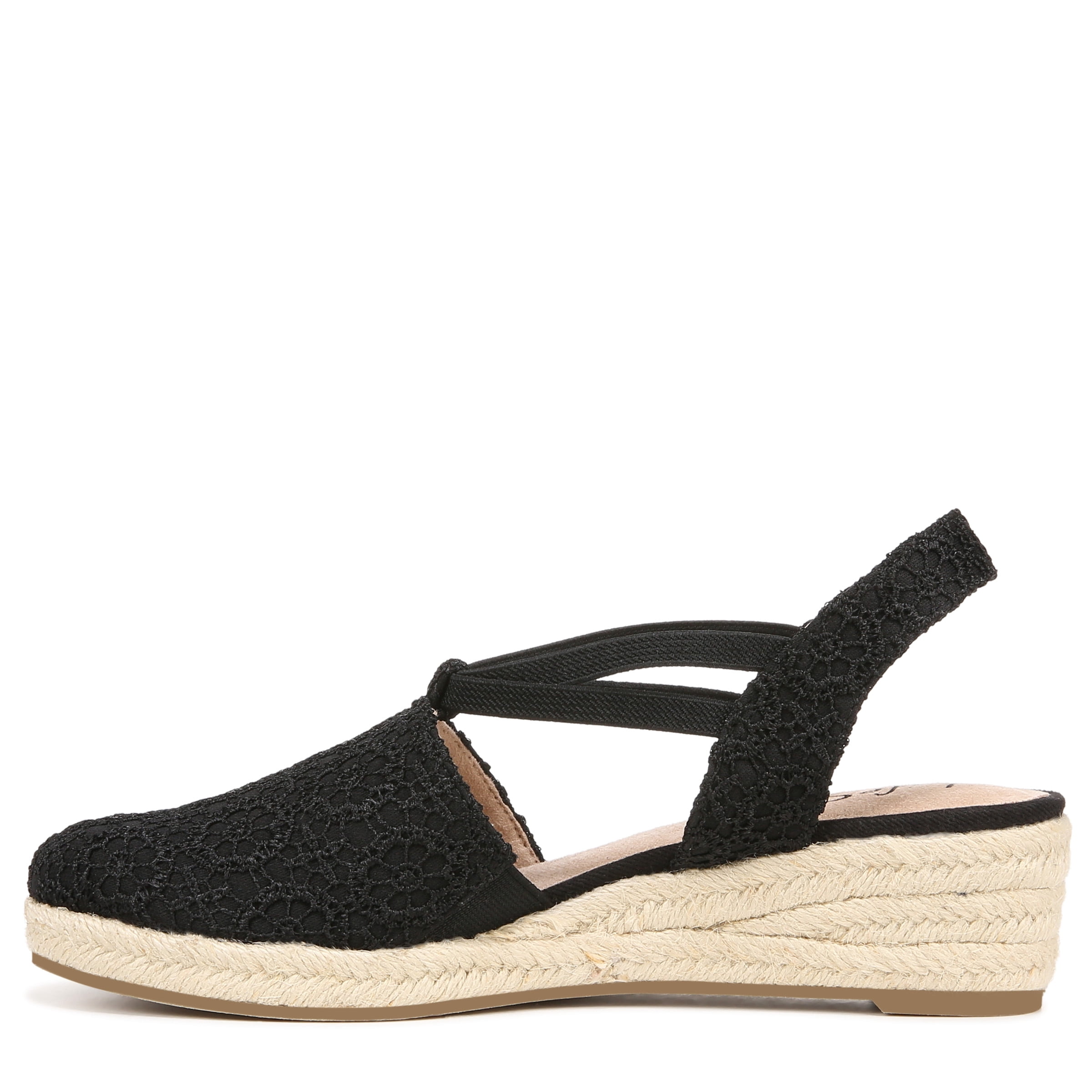 LifeStride Women's Katrina 2 Espadrille Wedge Sandal - Medium \u0026 Wide Width  - Walmart.com