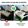 thumbnail image 4 of Golf Cart Seat Covers for 2 Seater,Camping Soft Microfiber Cart Seat Towel Blanket,Fall Summer Nature Forest Car Tree Moon Absorbent Breathable Non Slip Bench Seats Protector for Golf Course 51"x31", 4 of 9