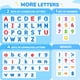 thumbnail image 2 of Kit de letras magnéticas GameNote Classroom, 178 piezas, con pizarra magnética, 2 of 6