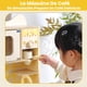 thumbnail image 2 of Cocina de Juguete para Niños, Cocinita para Niñas con Luz, Fregaderos de Juguete con Agua Corriente, Horno, Microondas, Máquina de Hielo, Juego de Utensilios De Cocina y Accesorios para 4 a 6 Años, 2 of 5