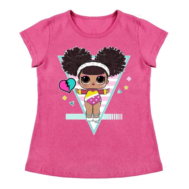 Playera Para Niña MGA Entertainment L.O.L Cuello Redondo Manga Corta Talla 4 Rosa