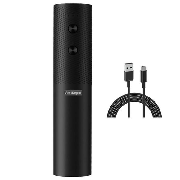 Sacacorchos Eléctrico OpenBlack UncorkBlack 1Pza Sacacorchos Eléctrico Inalámbrico/Recargable Plástico PP Negro.