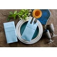 thumbnail image 2 of Moyes Home, Baby Blue Pre-Folded Pocket Napkins, Linen-Feel Disposable Airlaid Napkins for Kitchen, Bathroom, Parties, Weddings, Dinners or Events , 8 x 4 inches Folded Size, Pack of 50, 2 of 4