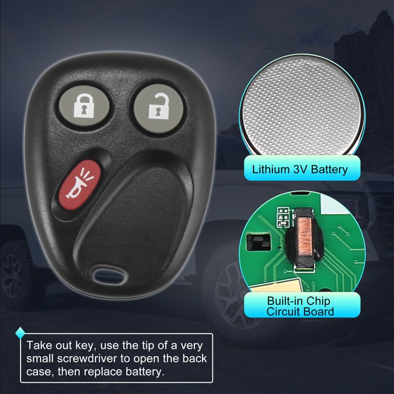 5 Button Keyless Entry Remote For Chevrolet Tahoe 2015-2020 – Replacement Smart Fob, FCC ID M3N32337100