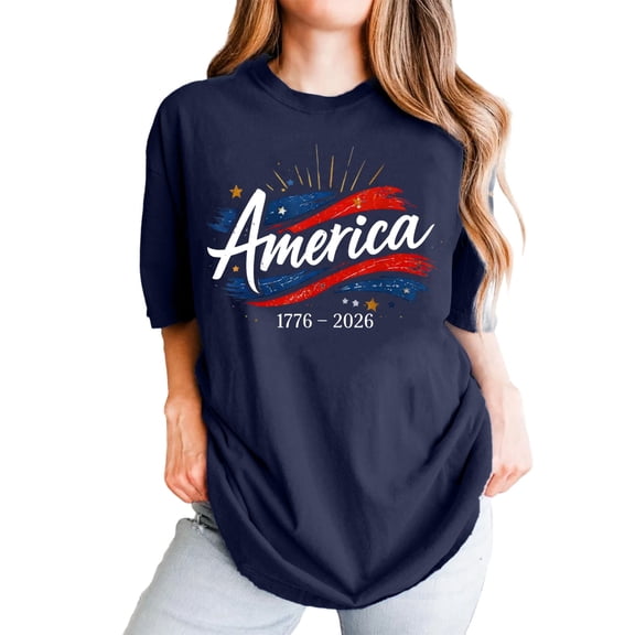 MuXiKeJi Clothes 250 Anniversary USA Shirt Women's Short Sleeve T-Shirt Patriotic American Flag Eagle Tops 1776-2026 Tshirt Gifts