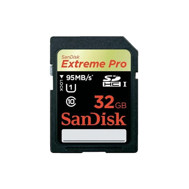 Tarjeta de memoria flash SDHC SanDisk Extreme PRO 32 GB 95 MB/s U3