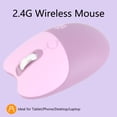 thumbnail image 3 of Wireless Mouse, BT 5.1 & 2.4GHz Dual Mode Silent Ergonomic Mouse, 3 Adjustable DPI, with Auto Sleep Mode, for PC Laptop Tablet, 3 of 7