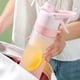 thumbnail image 5 of Botella de agua deportiva con gradiente de 700 ml, para viajes al aire libre, fitness, botella rociadora de gran capacidad, para bebidas, 5 of 8