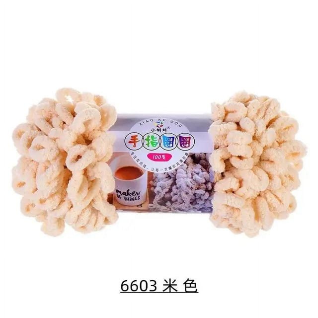 5PCS=500g Puffy Finger Loop Chunky Giant Chenille Yarn Crochet Hand Knitting Soft Rope Polyester Blanket No Needle Hook Freeship