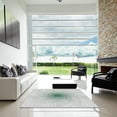thumbnail image 7 of Ahgly Company Machine Washable Indoor Rectangle Transitional White Smoke Area Rugs, 5' x 7', 7 of 7