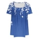 thumbnail image 2 of Blusas de Manga Corta para las Mujeres, Blusa de Camiseta Suelta Casual Hecha de Tela Cómoda para Todo el Uso Diario de Temporada, Blusas para las Mujeres Casual, 2 of 3