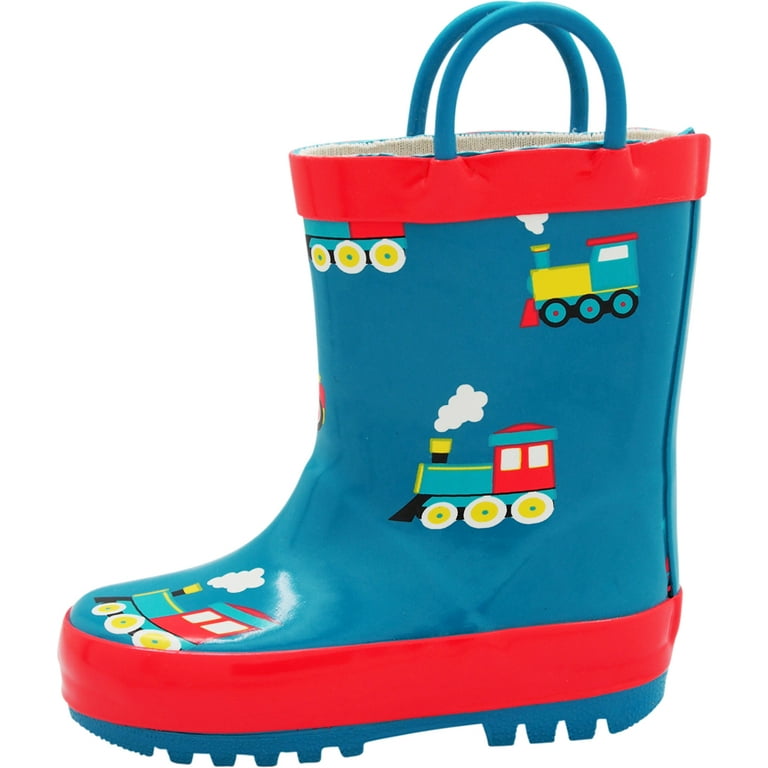 The train shop rain boots