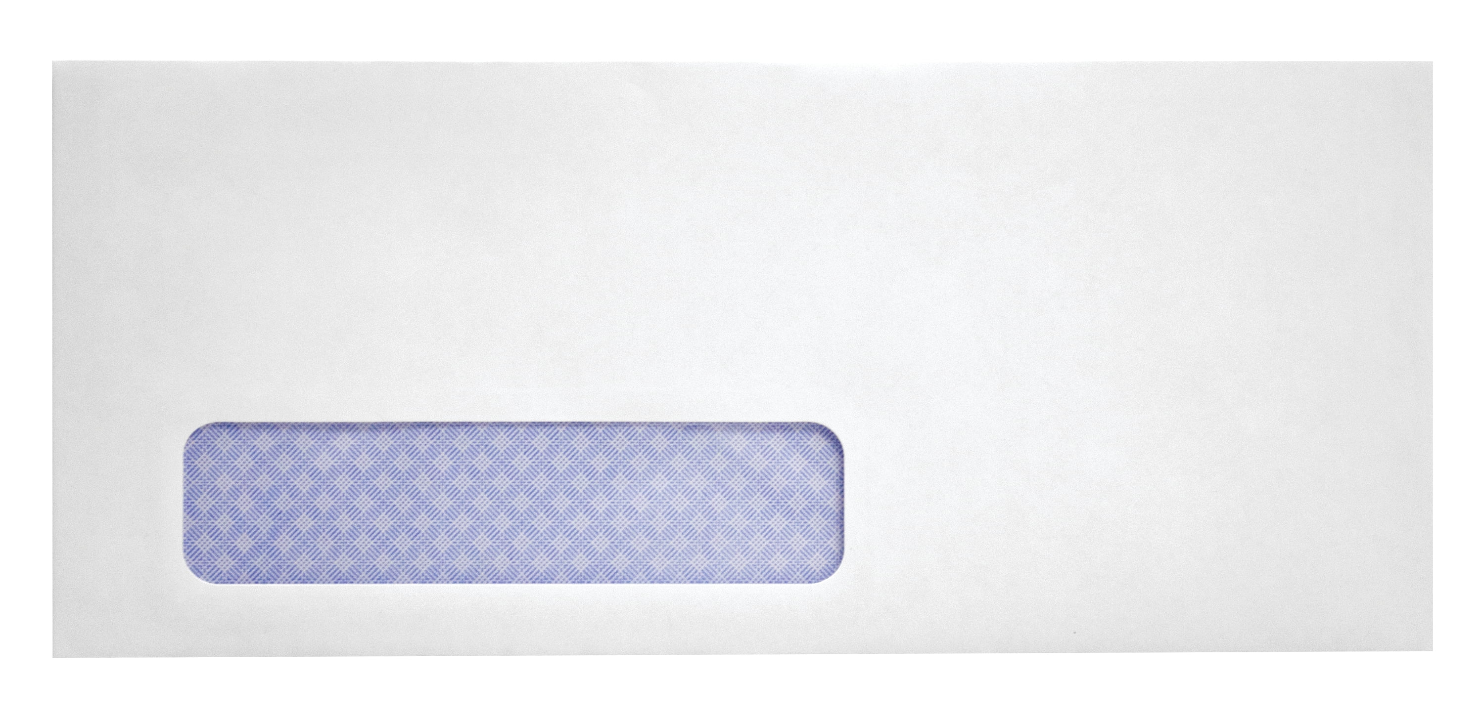 Pen+Gear Privacy Window Envelopes, Size #10 (4.12" x 9.5"), 24 lb., Solid White Pattern, 250-Count