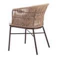 thumbnail image 6 of Freycinet Dining Chair Natural Dining Chair, Modern Style, Removable and washable cushion cover, Steel, Outdoor Dining, 6 of 10