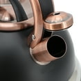 thumbnail image 4 of Mr. Coffee Flintshire 2.2 Quart Stainless Steel Whistling Tea Kettle in Black, 4 of 6