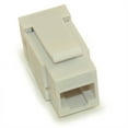 thumbnail image 2 of Wall plate: ANGLED Keystone Jack/Coupler-Cat 5E/6 RJ45 Networking, White, 2 of 2