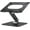 Black, variant on LSX7 Laptop Stand with 360 Rotating Base, Ergonomic Adjustable Notebook Riser Holder for 10-15.6" Laptops (Black)