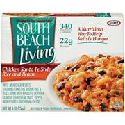 South Beach Living Frozen Entrees: Santa Fe Style Rice & Beans Chicken, 9 oz