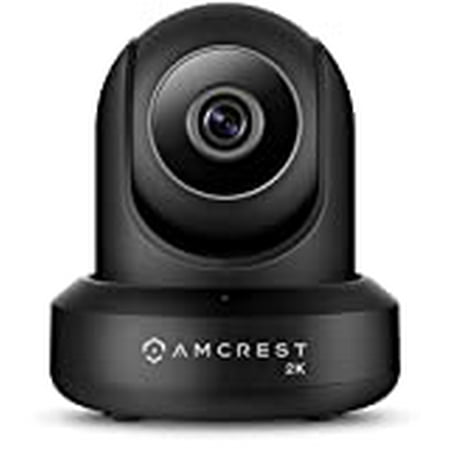 Pre-Owned Amcrest Amcrest Ultrahd 2K Wifi Video Security Ip Camera W/Pan/Tilt, Dual Band 5Ghz/2.4Ghz, Two-Way Audio, 3-Megapixel @ 20Fps, Wide 90¬∞ Viewing Angle & Night Vision Ip3M-941B (Black) Secur