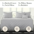 thumbnail image 2 of Southshore Fine Living, Inc. Twin Daybed Comforter Set, Day Bed Quilt Set, Brickyard Light Grey, 2 of 9