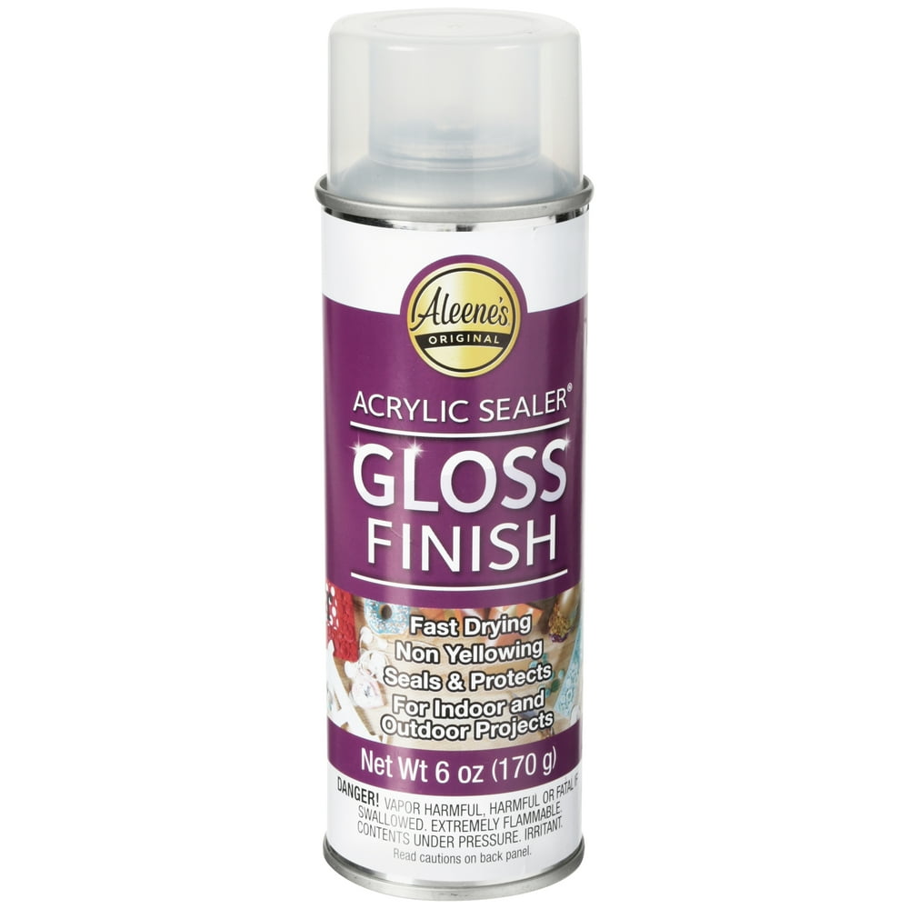 Aleene's Acrylic Spray Sealer 6 oz Gloss, Clear - Walmart.com - Walmart.com