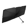 thumbnail image 1 of Car Windshield Sun Shade Umbrella, Universal Fit For Most Sedans And Suv's, 5 Layers Of Nano-Reflective Coating, Heat-Insulating, 10 Fiberglass Ribs, Foldable, Easy To Store. P008, 1 of 5