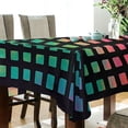 thumbnail image 5 of Yayeee Tablecloths 54" x 54" Rectangle Wrinkle Resistant Party Table Cover, Pink Block Pattern, 5 of 8