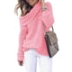 thumbnail image 5 of Ropa de mujer Suéter europeo y americano de otoño e invierno Suéter de cuello alto de color sólido Wish Top, 5 of 5