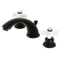 thumbnail image 1 of Kingston Brass KB960PX Magellan Widespread Bathroom Faucet, Matte Black, 1 of 1