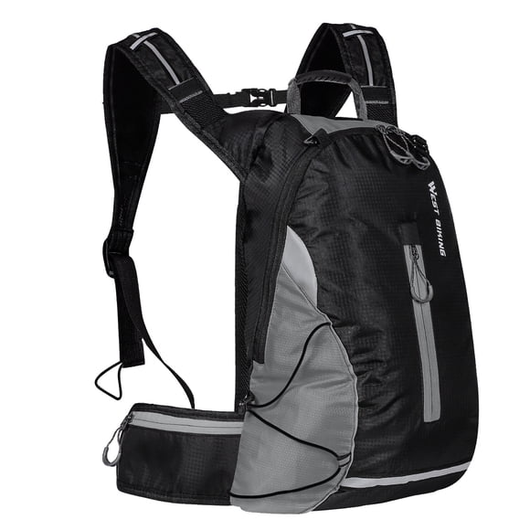 WEST BIKING 16L Lightweight Waterproof Cycling Backpack - Durable Nylon Outdoor Daypack for Mountain Biking, Hiking & Travel - Multiple Colors Available