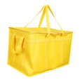 thumbnail image 4 of Bolsa térmica para entrega de comida, bolsa de comestibles, gran capacidad, profesional, para catering, transporte, picnic, térmica reutilizable. Amarillo, 4 of 8