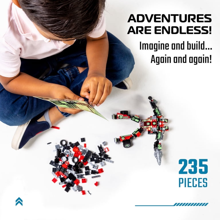 JitteryGit, STEM Building Toys for Robots, Model Grindburst, 3 in