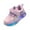 Purple, variant on Otqutp Baby Girls Cartoon Lights up Sneakers Cute Funny Hook Loop Non Slip Sport Shoes Toddler New Born Walking Athletic Shoes