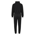 thumbnail image 6 of Usmixi Womens Sweatsuits Set Half Zip Pullover Lounge Set Women Trendy Cropped Sweatshirt and Drawstring Jogger Pant Tracksuit Sets Ladies Casual 2 Piece Outfits with Pocket, 6 of 6