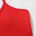 thumbnail image 4 of BULLPIANO Little Girls Two-pieces Tankini Swimwear Bikini Bathing Suit Wireless 2 Piece Swimsuit Solid Color Shoulder Straps Sport Bikini, 4 of 5
