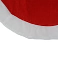 thumbnail image 2 of Jupe de Sapin de Noël Traditionnelle Rouge avec Bordure Blanche 26 Pouces, 2 of 2