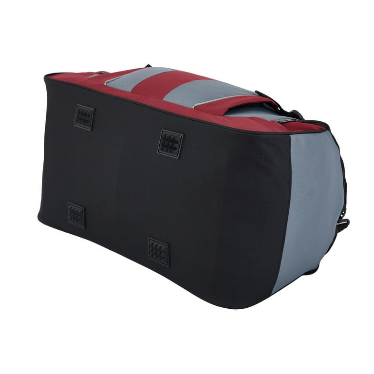 Protege 22 Inch Small Sport Duffel Bag for Travel and Sports Red