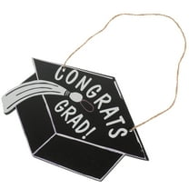 Graduation Season Listing Hat Plaques Classroom Decorations Sign for Front Door Props Tray Wood