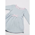 thumbnail image 3 of Touched by Nature Baby and Toddler Girl Organic Cotton Long-Sleeve Dresses 2pk, Floral Shadow, 18-24 Months, 3 of 4