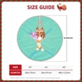 thumbnail image 5 of Lsque Bluey Print Christmas Tree Skirt with Ties and Velcro,Xmas Holiday Decorations, Adjustable Tree Skirt-30", 5 of 6