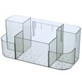 thumbnail image 1 of Makeup Organizer Wall Mounted Clear Cosmetic Display Case Shower Caddy for Home, 1 of 10