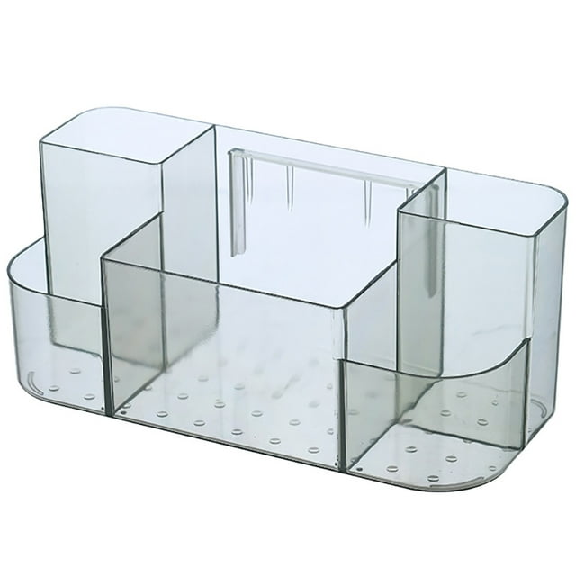 Makeup Organizer Wall Mounted Clear Cosmetic Display Case Shower Caddy for Home