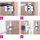 thumbnail image 4 of Pestillos de bola doble de latón Pestillos de puerta con tornillos Pernos dobles de rodillo doble Pestillos de muebles de gabinete para armario de cocina y cajón (10 piezas) JAMW Sencillez, 4 of 4