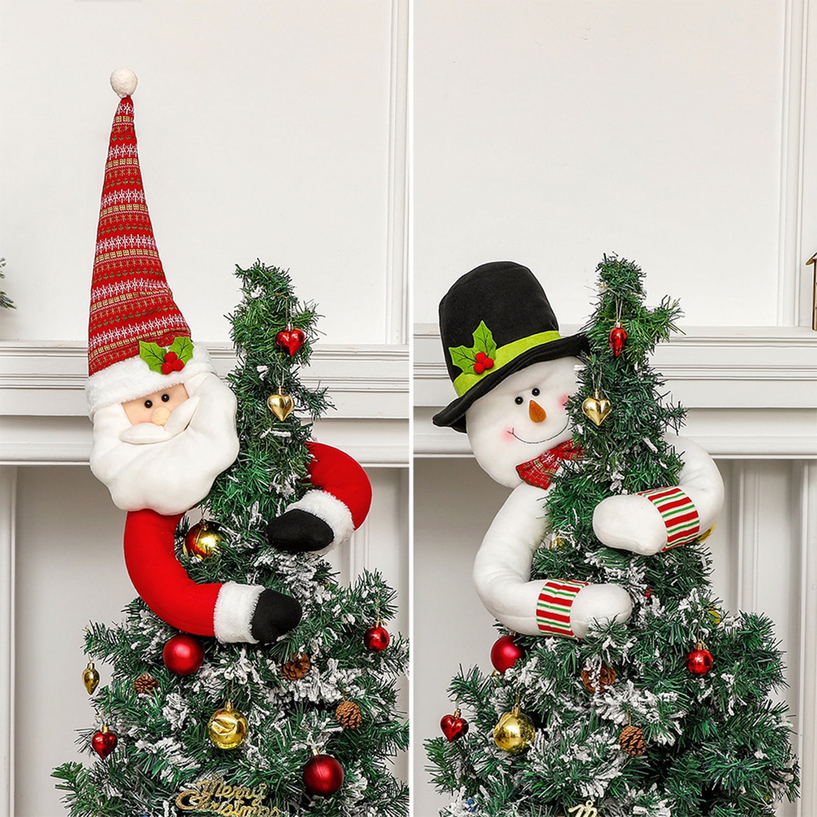 Herrnalise Christmas Xmas Tree Toppers Top Decoration Plush Herrnalise Christmas Xmas Tree Toppers Top Decoration Plush