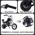thumbnail image 4 of TOXOZERS 50cc Mini Bike,Gas-Powered EPA Approved Mini Dirt Bike with 12.5" 10" Tires,Pull Start,1L Tank,20MPH Top Speed,Upgraded, 4 of 5