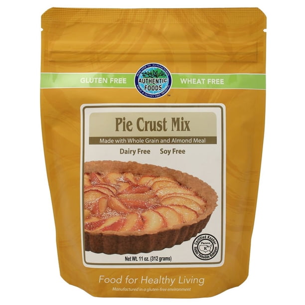 Authentic Foods Gluten Free Pie Crust Mix 11 Ounce Walmart Com Walmart Com