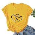 thumbnail image 4 of Busydd Womens Summer Tops Floral Plus Size Tops Short Sleeve Crewneck Shirts Soft Fashion Cute Blouses Loose Fit Basic Tees Casual Dressy Tops for Women, 4 of 7