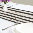thumbnail image 4 of Yayeee Table Runner 70 inches Long Home Kitchen Dinning Party Decoration, Black Stripes, 4 of 7